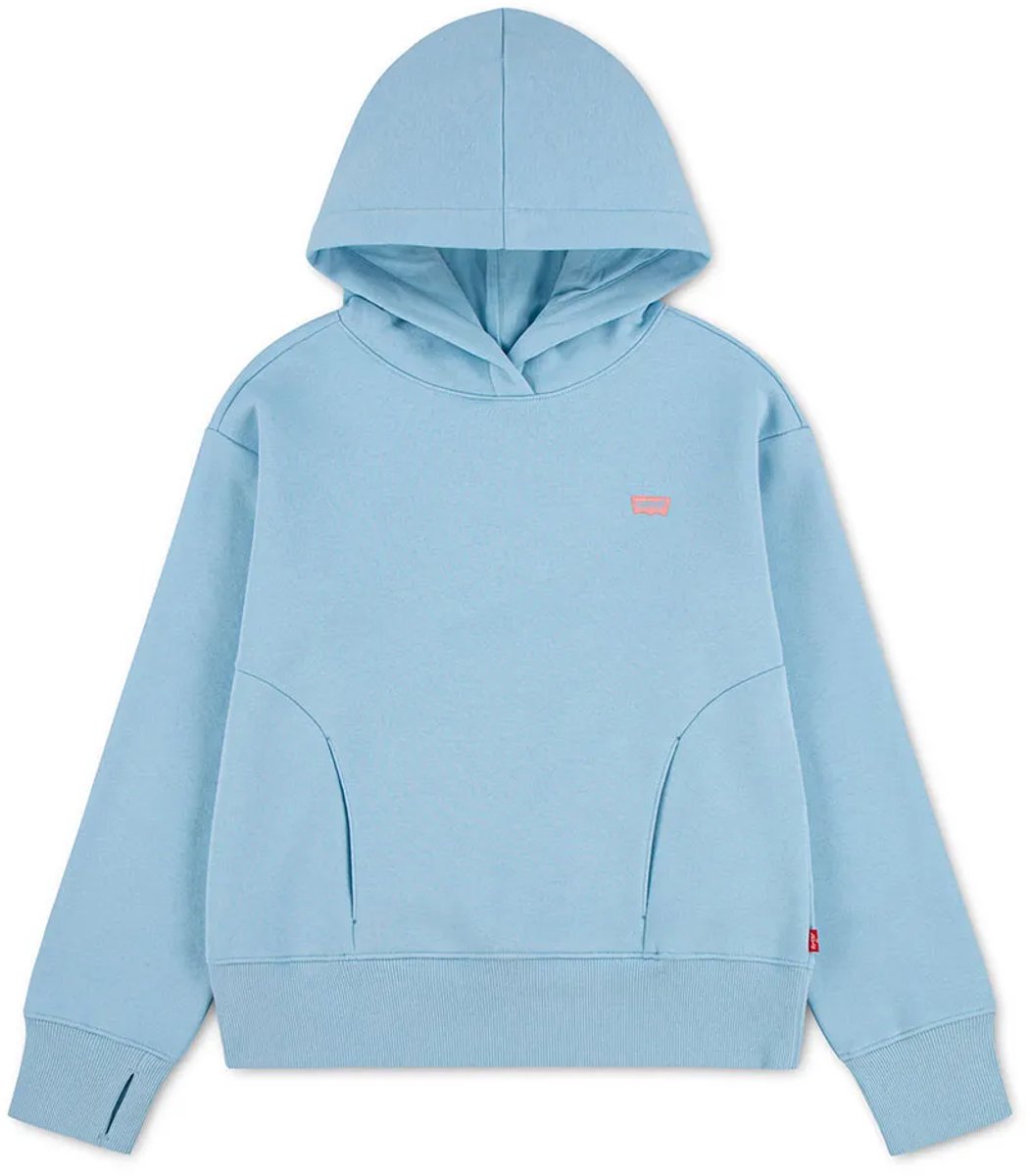 Levi´s ® Kids Batwing Patch Hoodie Blauw 8 Years Meisje