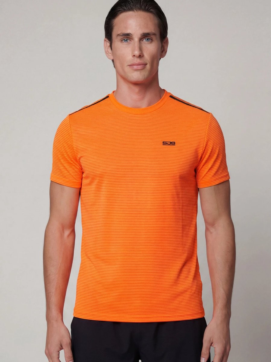 Sjeng Sports TEX - Maat: S Pelikan Ink - Tennis Shirt Mannen - Sportshirt - 100% polyester