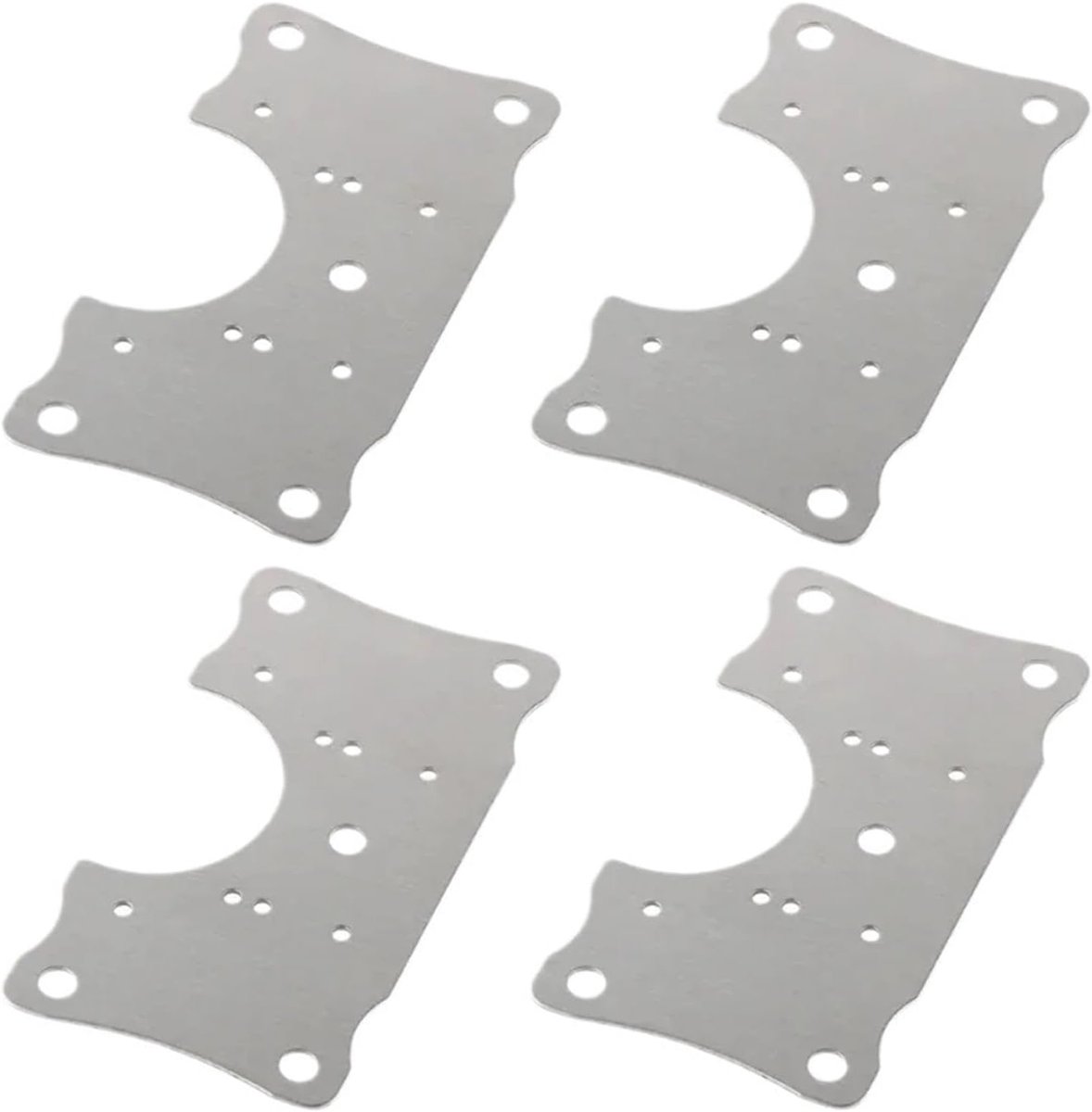 1Pcs Kast Scharnier Reparatie Plaat Kit Rvs Scharnier Reparatie Plaat Voor Bescherming Houten Keukenkast Deur