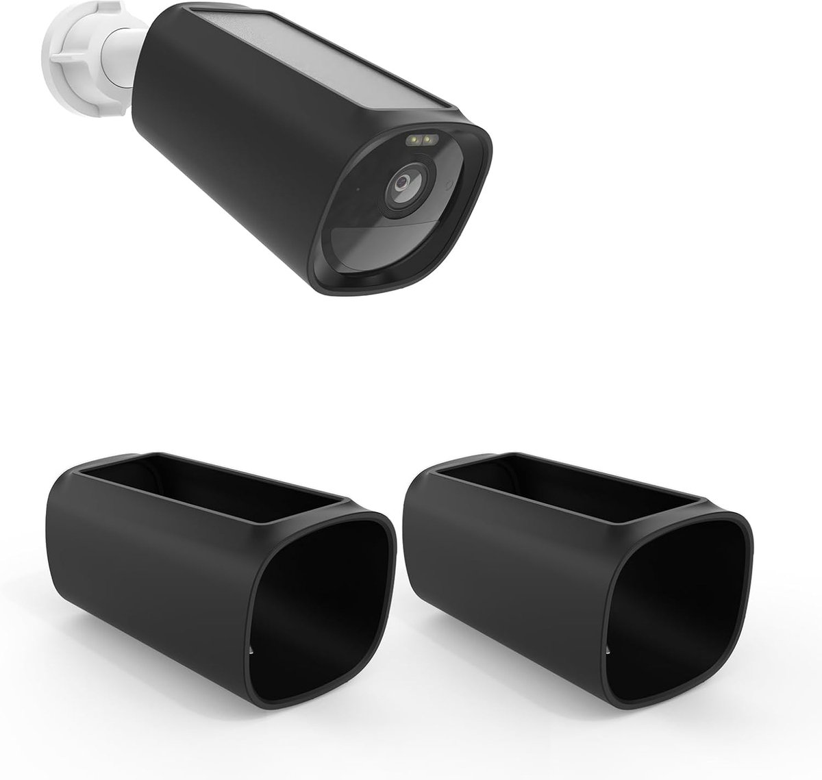 Siliconen hoes compatibel met eufyCam E40 (camera niet inbegrepen), 2 stuks siliconen hoes