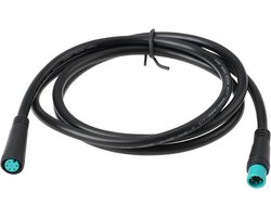 5-Pin E-Bike Licht Gaskabel Waterdicht Uitbreidingskabel 52V 48V 36V Compatibel met Bafang BBS01 BBS02 BBSHD 56 cm