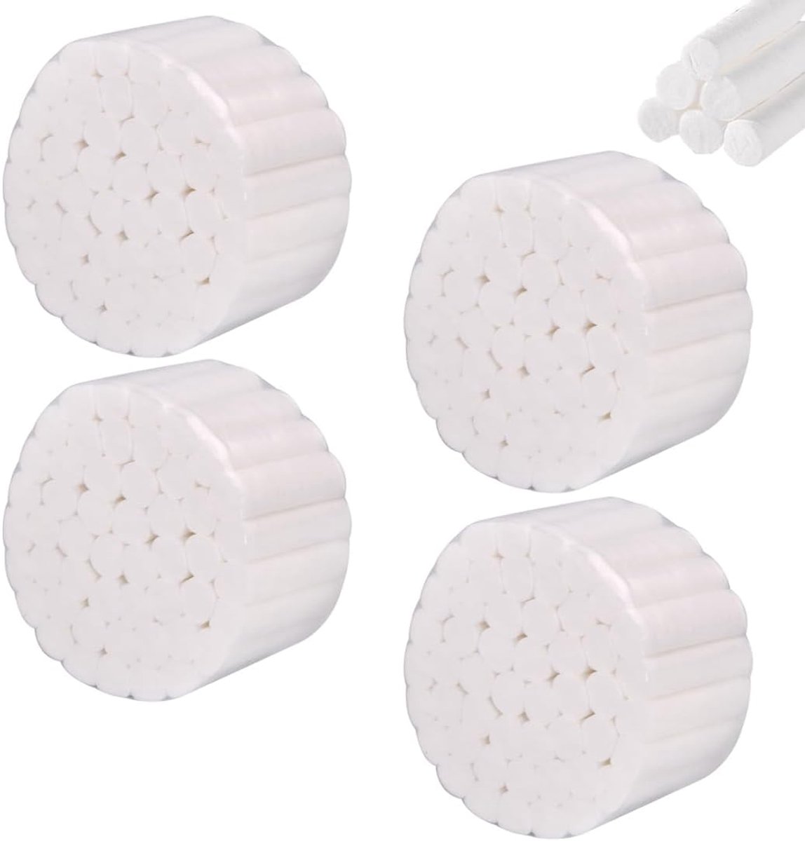 200 Stuks Hemostatische Neus Tampons, Wegwerpbare Katoenen Tampons, Sterk Absorberend, Voor Tandheelkunde, Wondverzorging En Het Stoppen Van Bloedneuzen, Voor Dagelijks Gebruik