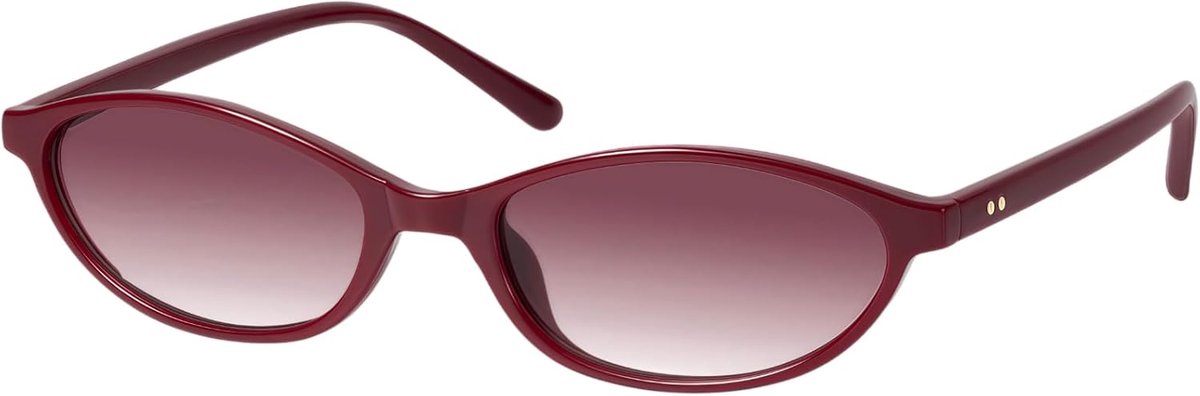 Zonnebril Dames, Retro Zonnebril & Vintage Cat Eye Bril voor Dames, Trendy 90s Y2K Zonnebrillen voor Festivals en Dagelijks Gebruik