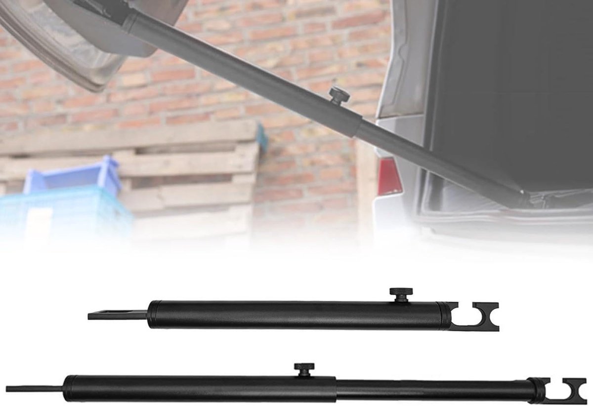 achterklepstang van aluminiumlegering, multifunctioneel voor auto en camper, kofferbakhouder met vergrendeling voor ventilatie en huisdieren
