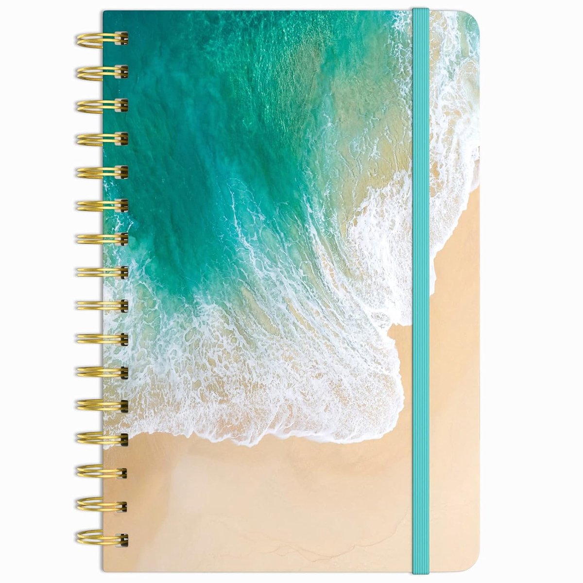 Journal Notebook, marmer hardcover gevoerd dagboek voor vrouwen, medium 15,2 x 21,3 cm, 160 pagina's dik papier, schattige A5 college gelijnde notitieboeken voor journaling, schrijven,