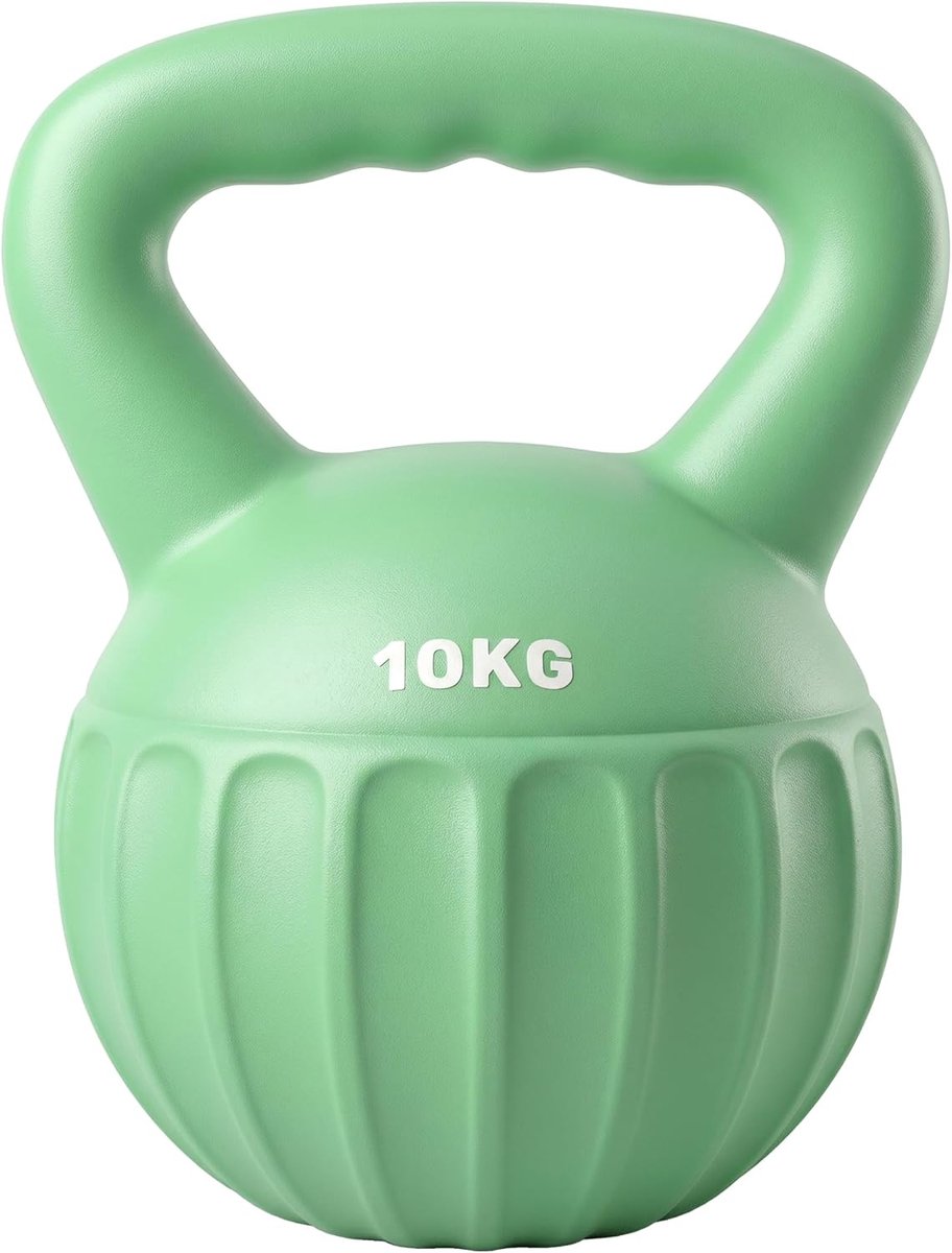 Kettlebell Kugelhantel 6 kg Gewicht-Hantel mit Sand befüllt für Anfänger Zuhause Krafttraining