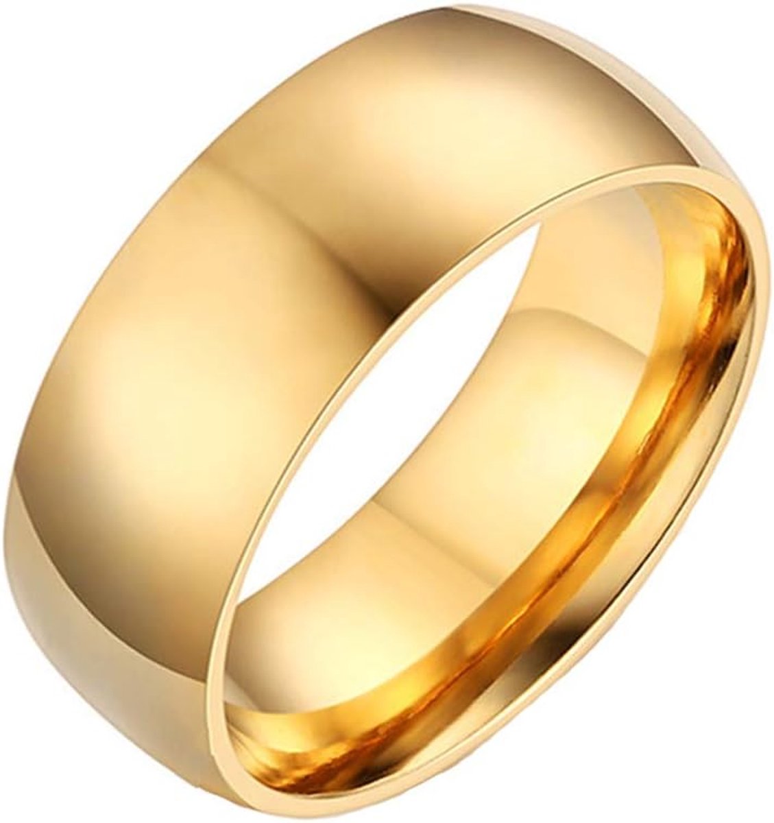 Sieraden Womens Mens roestvrij staal 18k Multi Color Plated trouwring