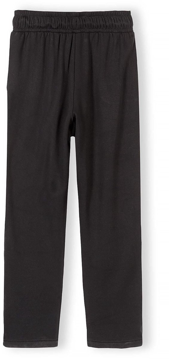 Minoti joggingbroek dames rechte pijp relaxed fit - zwart - trekkoord
