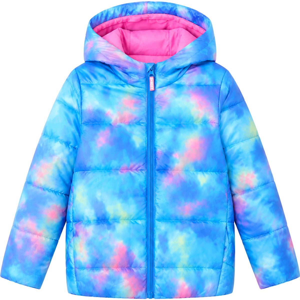 B.Nosy Y608-5219 Jas meisjes blauw - Maat 134-140