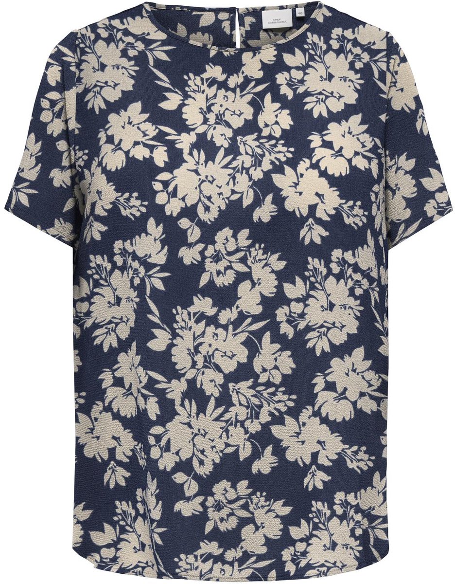 ONLY CARMAKOMA - CARVICA S/S TOP WVN NOOS Dames Top