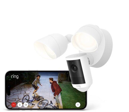 Ring Camera met schijnwerpers (nieuwste generatie) - Wit - 2k video van Ring — afbeelding 2