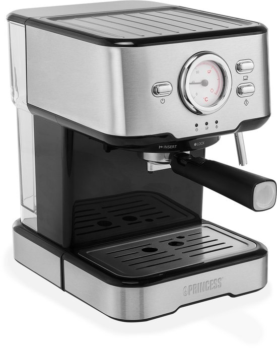 Princess 249412 Koffiezetapparaat met Melkopschuimer - Princess Household - €81,99
