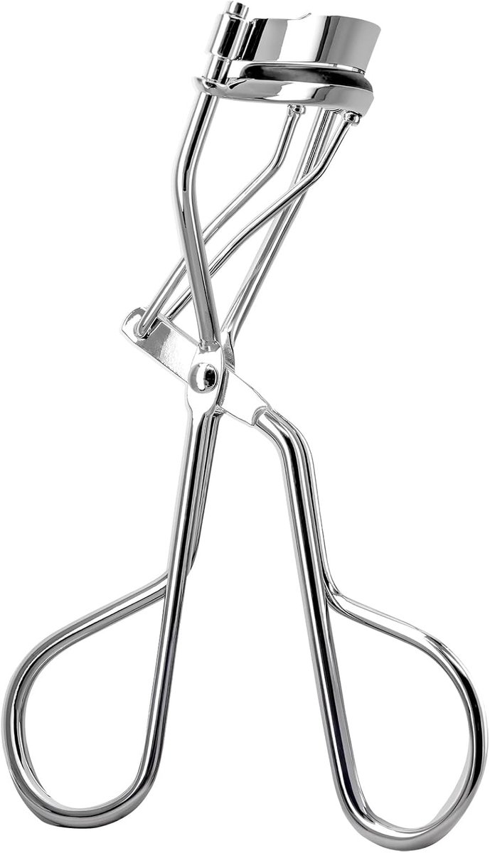 1 stuk - Wimperclip - Wimper Make-up Tool - pijnloze metalen wimperclip - met handvat - zilver