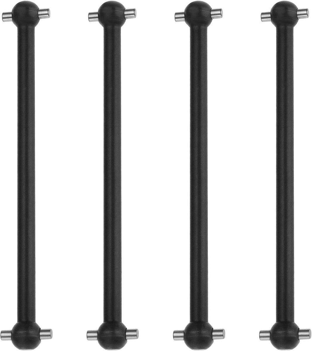 4 stks RC Auto Aandrijfassen 70mm/64mm Hond Bone Aandrijfas Centrum Aandrijfgewricht Accessoire Geschikt voor Common 1:6 1:8 1:10 1:12 RC Auto Modellen