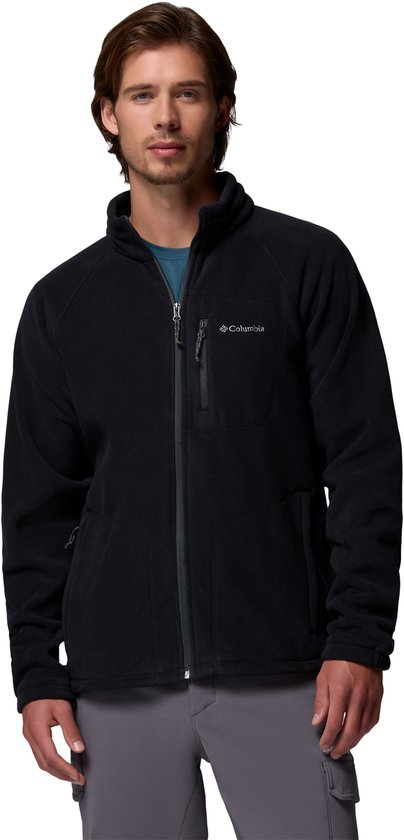 Fleece jas met volledige ritssluiting