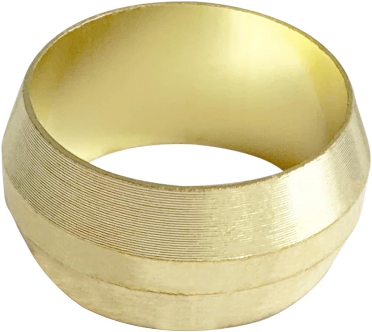 3144126 dubbele conus, messing, buisdiameter 10 mm