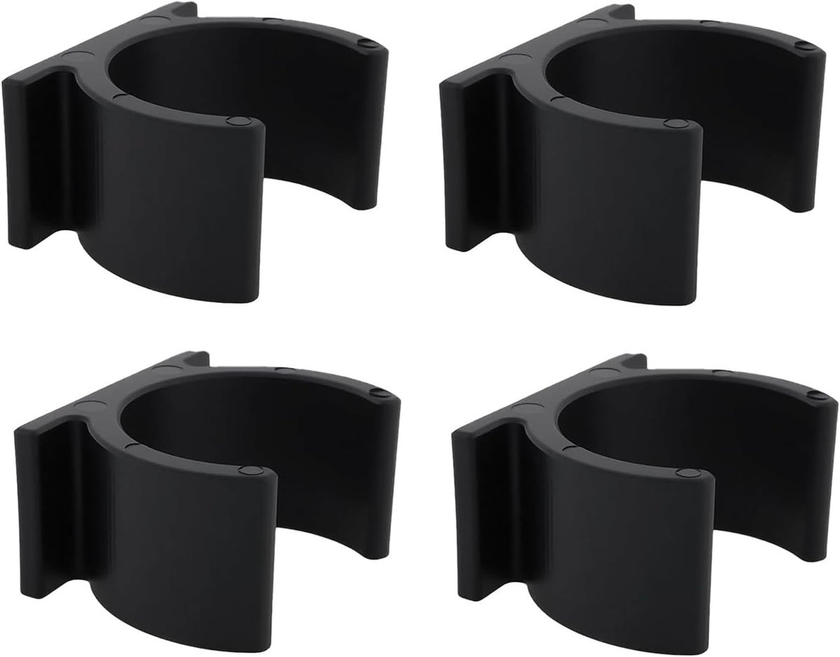 4 stuks stofzuigerbuishouder, 38 mm, wandhouder voor stofzuigerbuis, slanghouder, clip, wandmontage, houder voor stofzuiger, accessoires, opslag