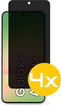 Privacy Screenprotector Geschikt Voor Samsung A56 - Volledige Beschermglas - 4 Stuks