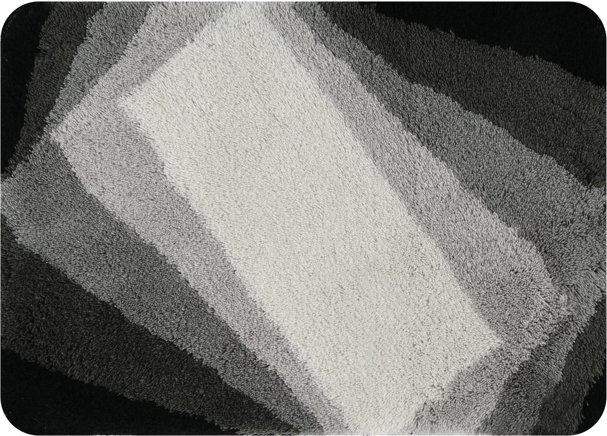 Spirella Badmat – Zachte Antislip Badkamermat met Lange Polyester Pool van 25 mm – Geschikt voor Douche en Bad