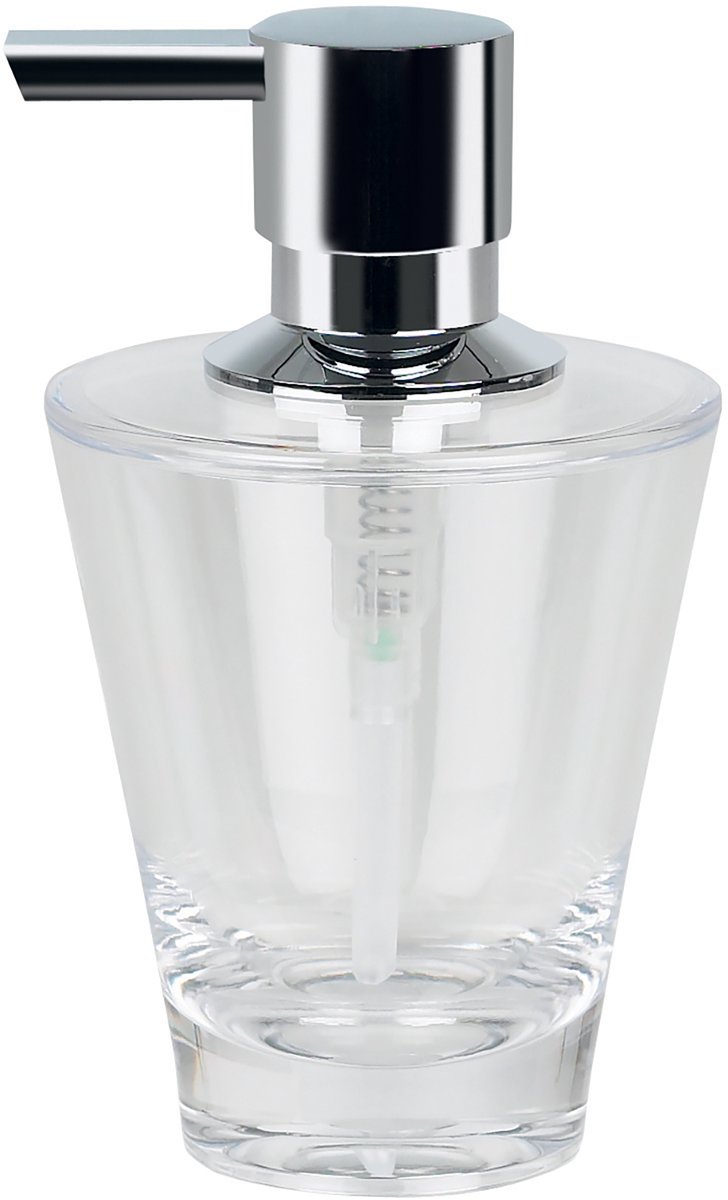 Spirella Max Light Zeepdispenser – Zeephouder en Lotion Dispenser voor Badkamer Accessoires – Elegant en Tijdloos Ontwerp