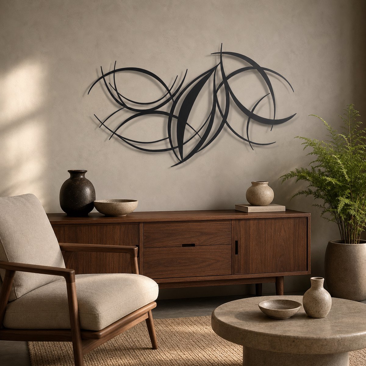 Muurdecoratie - Abstract - Wanddecoratie - Muurdecoratie woonkamer - Schilderij - Muurdecoratie slaapkamer - Industrieel - Wanddecoratie hout natuurlijk - Abstracte kunst - Wanddecoratie buiten - Wanddecoratie tuin - Slaapkamer - Abstracte kunst