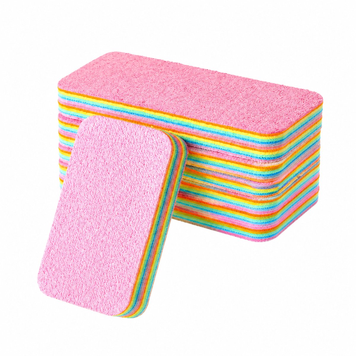 schoonmaakdoeken - keuken doekjes - herbruikbare schoonmaakdoek - absorberende doek - vaatdoek - microvezeldoek alternatief - keuken schoonmaak - badkamer doekjes - rainbow cleaning cloths