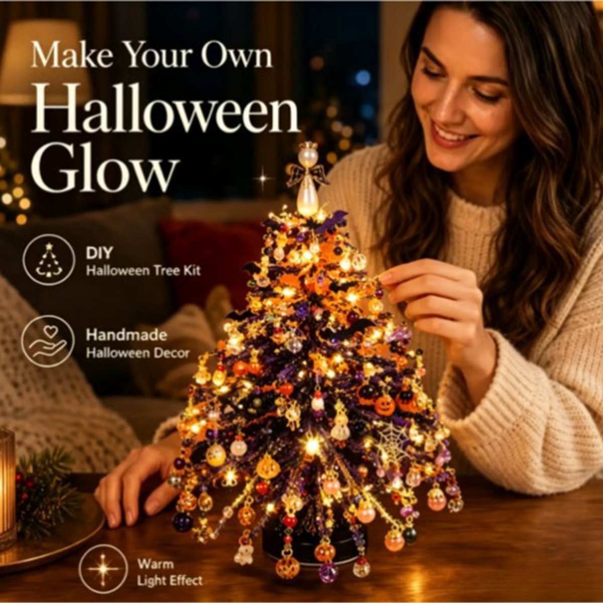 DIY Halloween Kralenset - Handgemaakte Halloween Decoratie - 1 Set