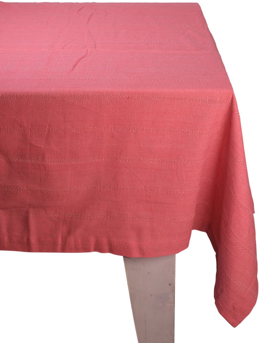 Shanti Dobby Tafelkleed Textiel roze 140x250cm
