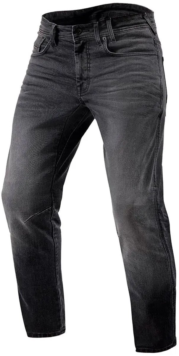 REV'IT! Jeans Detroit 2 TF Mid Grey Used Motorcycle Jeans - Maat 30/34 - Broek – foto 7