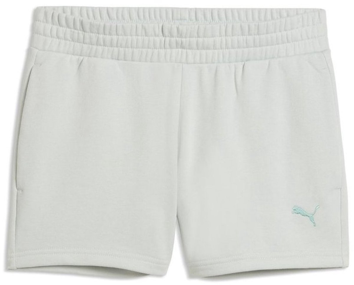 Puma sportshort voor dames Ess Cat Logo 4’’ Shorts TR 692920 Creme