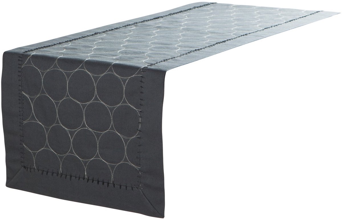 Liam Tafelloper donker grijs 40x140cm