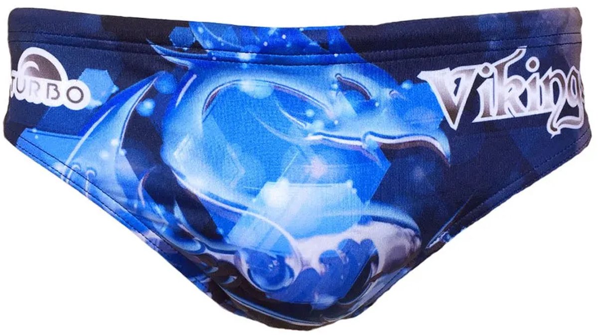 Turbo Viking Emblem Zwemslip Blauw L Man