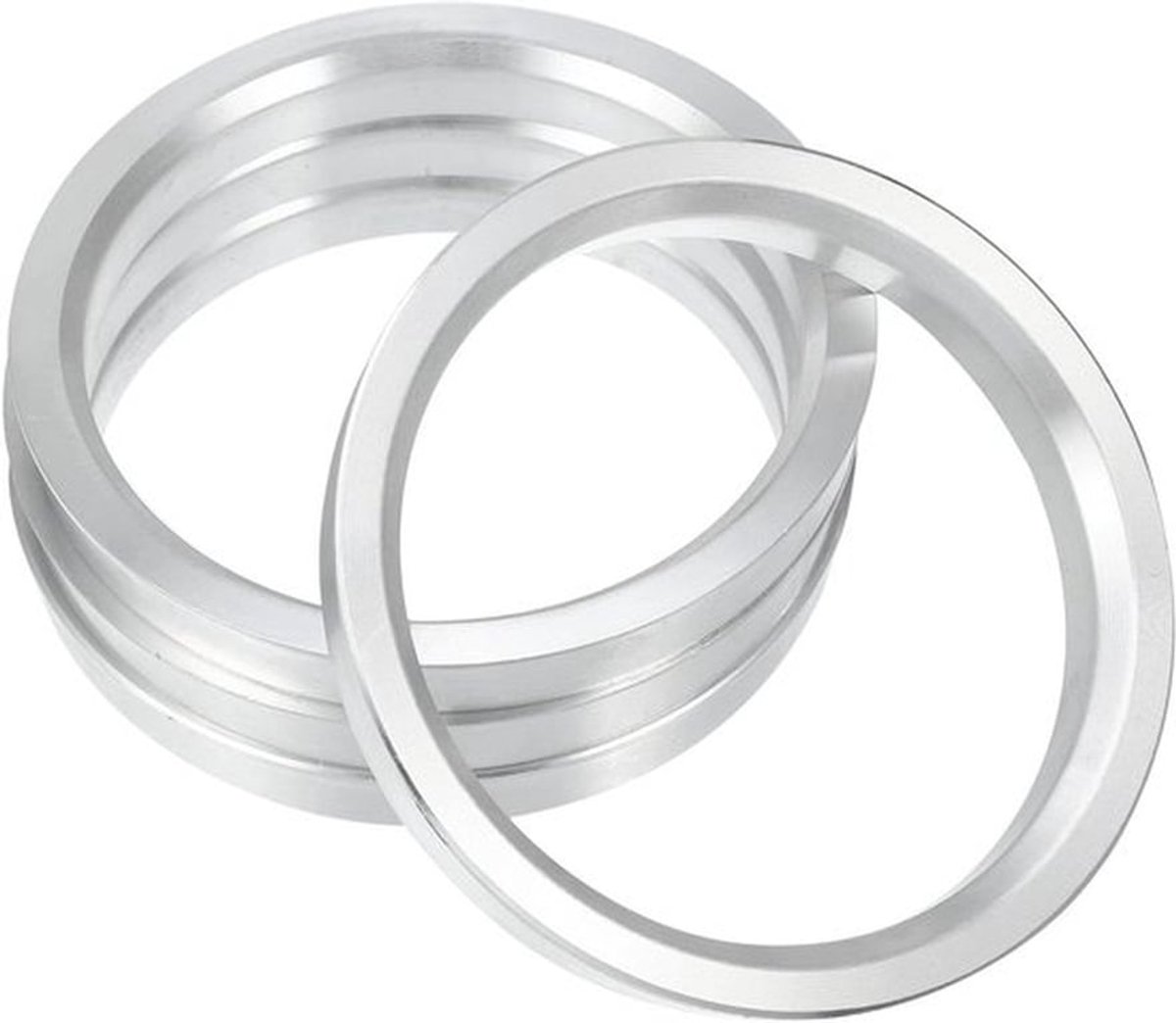 Set van 4 Aluminiumlegering Auto Hub Centric Ringen - Binnenmaat 71.1mm naar Buitenmaat 83.1mm - Optimalisatie voor Auto Wielen