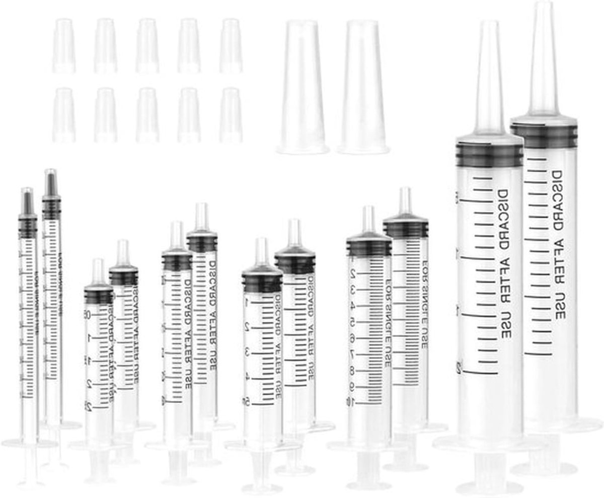 Laboratorium Meetspuit 12Stks Individueel Verpakte Spuit Steriele Doseerspuiten - Huisdier Voeden