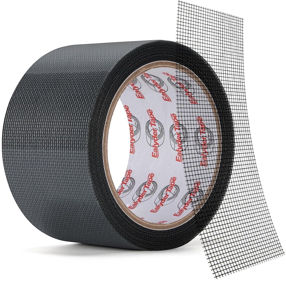 SnelShoppen - Mosquito Net Repair Tape 50mm x 4.5m - Sterk Zelfklevend Glasvezel Plakband voor Ramen en Insectenhorren - Grijs - Gemakkelijk te Gebrui