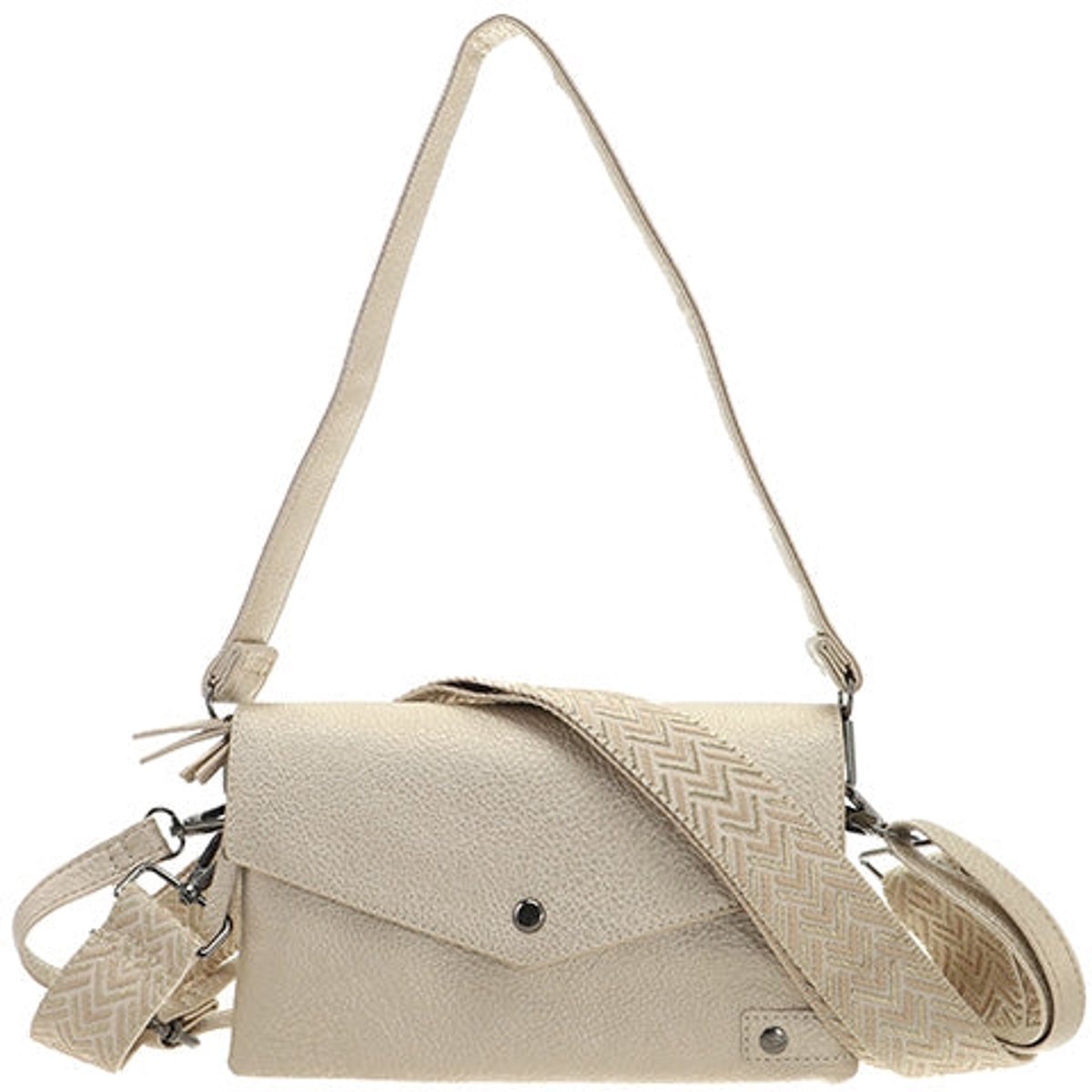Champagne crossbody / schoudertasje Rochdale