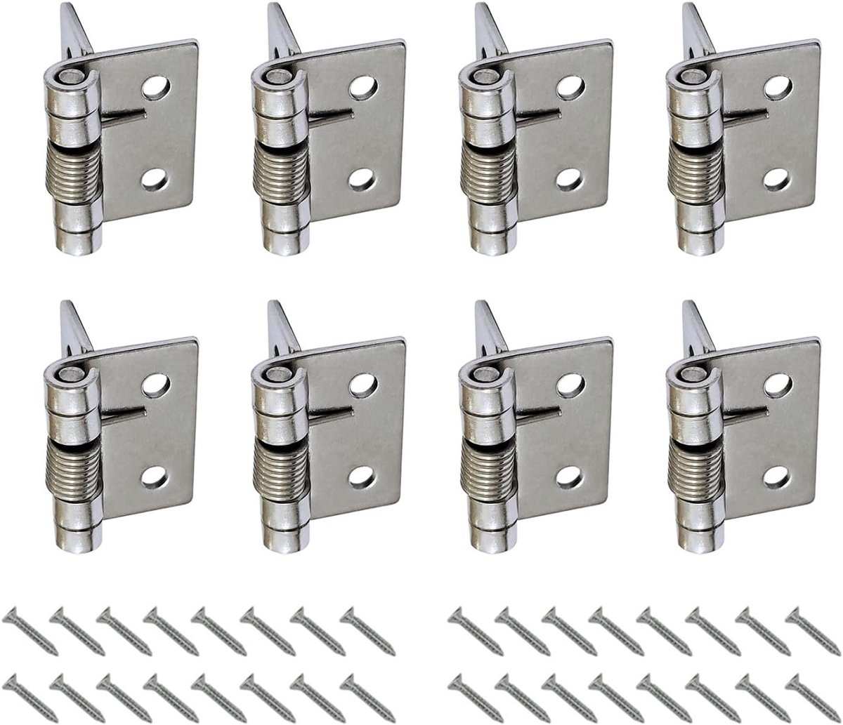 Zelfsluitende veerhengsels van roestvrij staal - 8X automatische vergrendeling, geschikt voor onzichtbare deuren, 25.4 mm (1 inch)