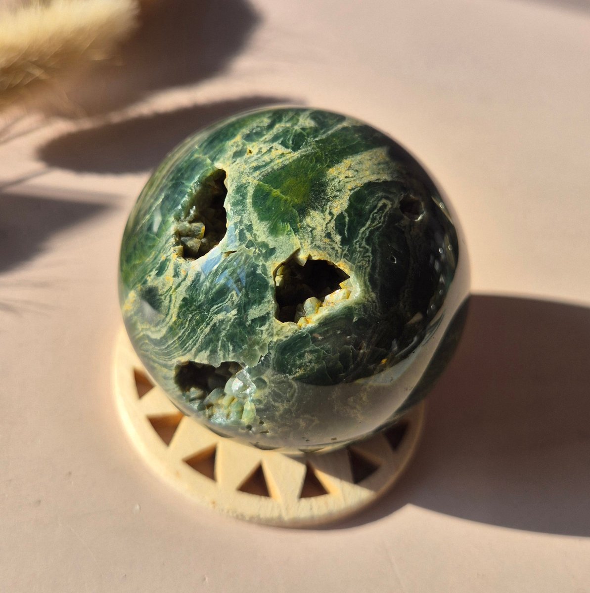 Kristallen Edelsteen Bol Ocean Jasper Bol – 50–60 mm #15