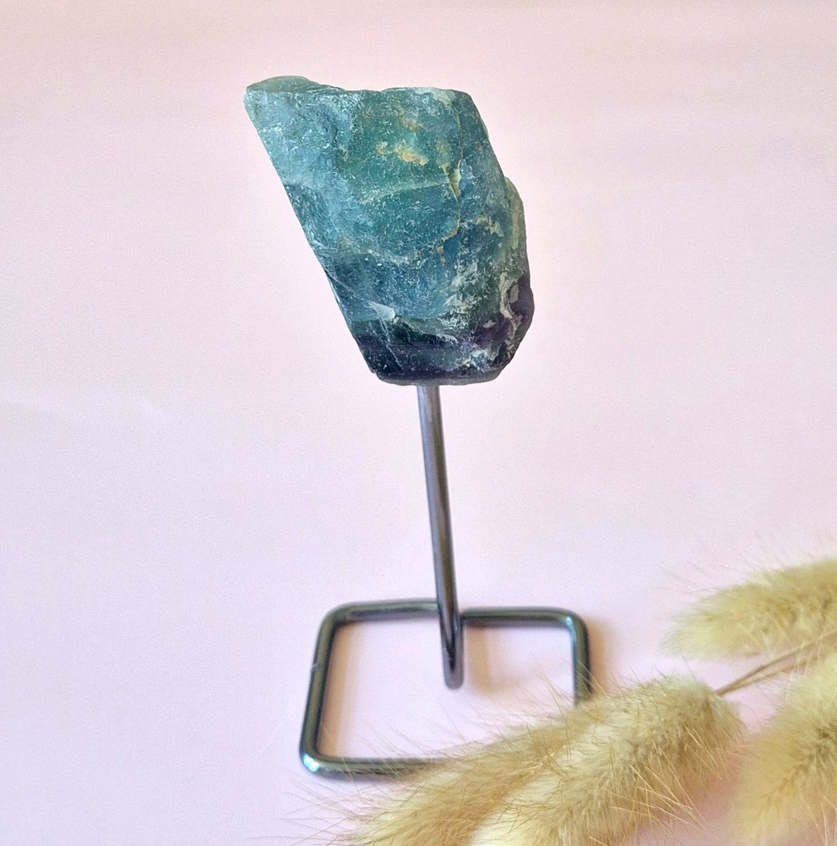 Ruwe edelsteen op standaard – ca. 12cm | Meerdere steensoorten