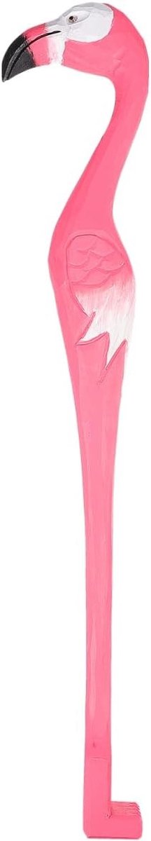 Houten Rugkrabber met Flamingo Figuren - 42 cm Draagbare Massagetool voor Lichaamsmassage en Ontspanning