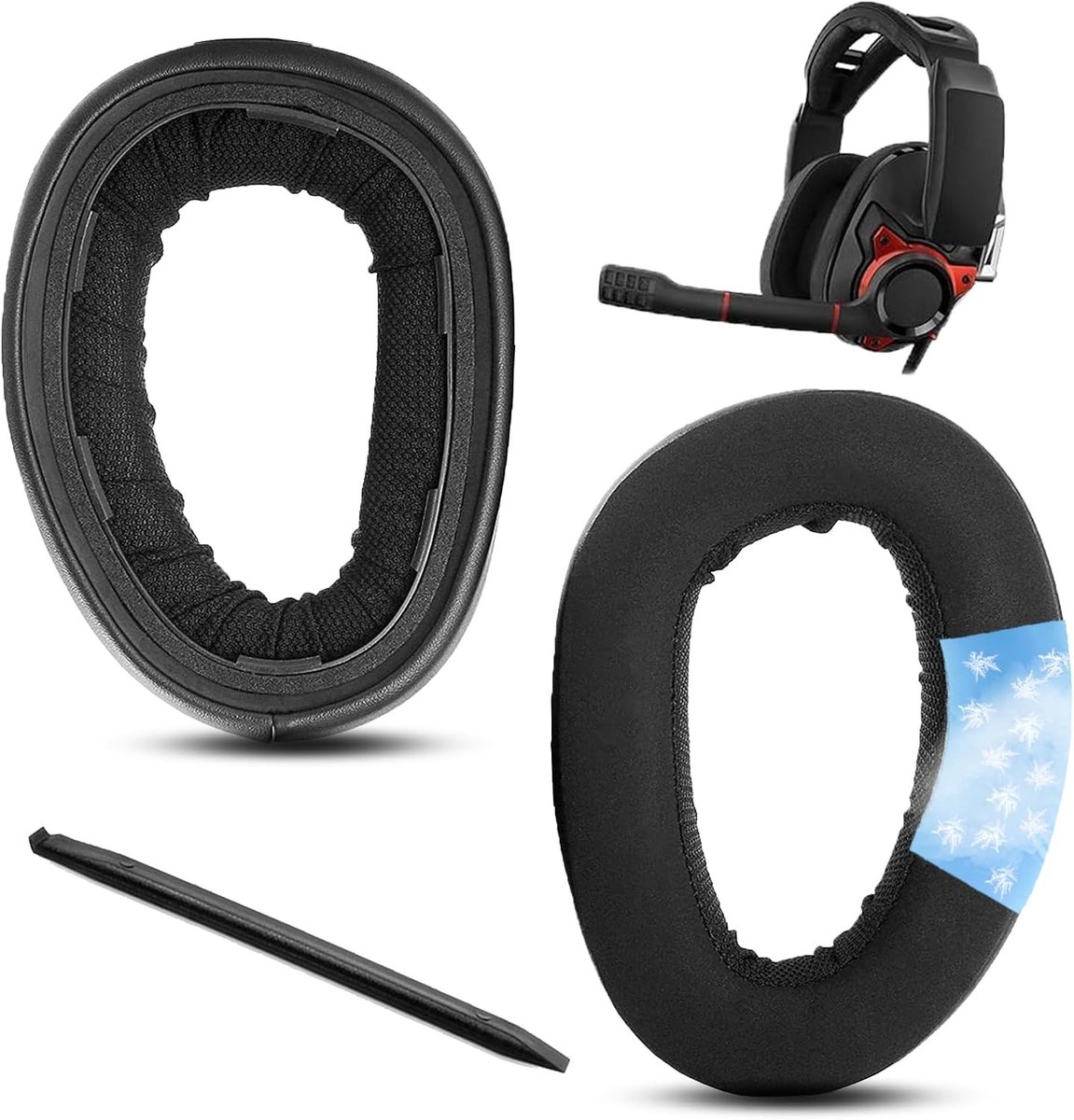 Vervangende oorkussens voor Gaming Headsets zoals GSP500, GSP550 en H6 Pro - Comfortabele oorkussens van proteïneleer voor optimale geluidsisolatie en langdurig gebruik