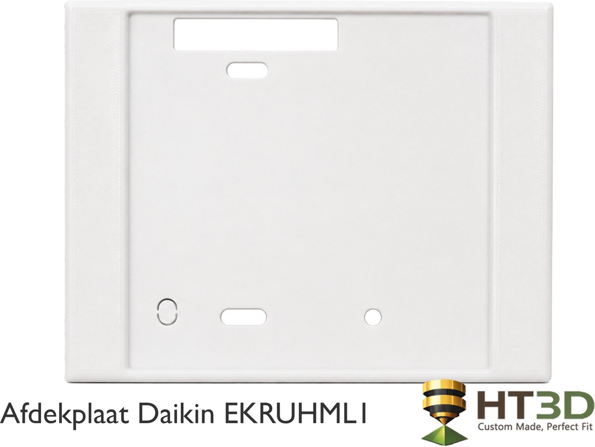 Afdekplaat Daikin EKRUHML1 - Wit - Daikin Hybryde Regeling - Kamerthermostaat - Thermostaat - Muurplaat - Afdekraam - Grondplaat - Houder - HT3D