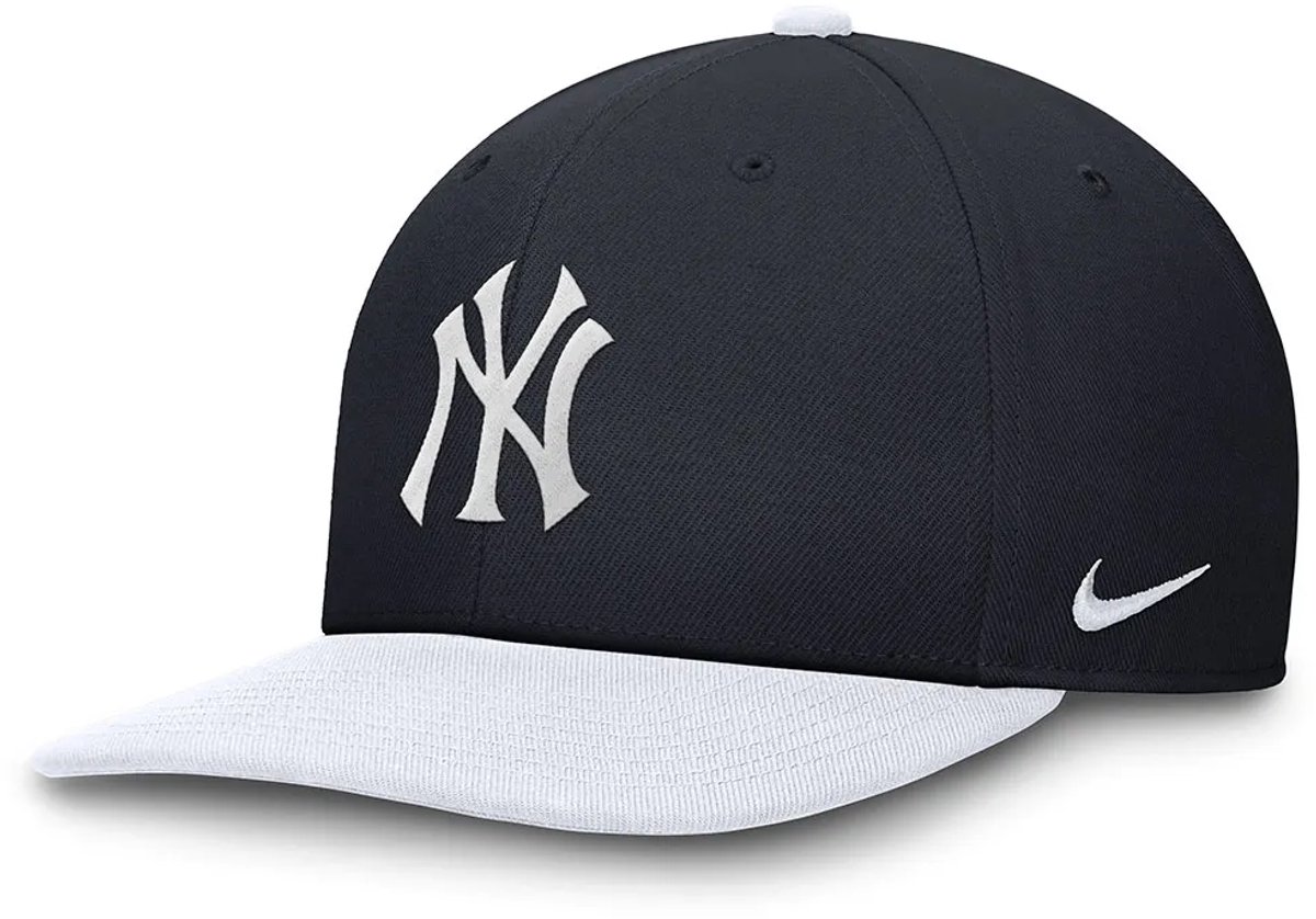 Nike Mlb New York Yankees Dri-fit Pro Structured Square Bill Pet S-M Blauw