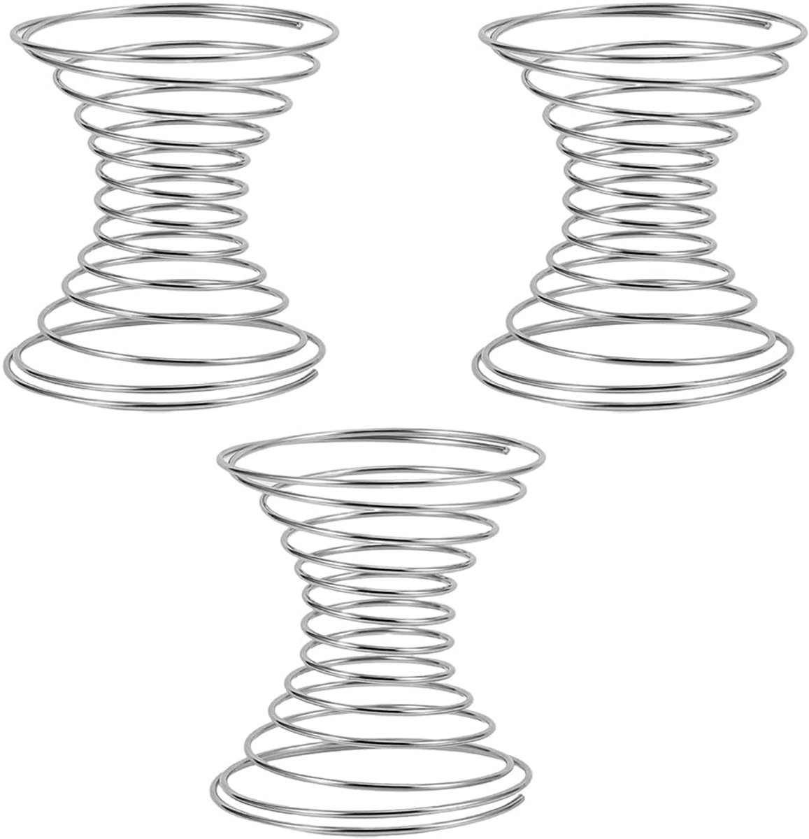 SnelShoppen - 3 stuks roestvrijstalen shakerballen voor eiwitmix, metalen garde voor drinkfles, fitnessaccessoires voor smoothies zonder klontjes, ide