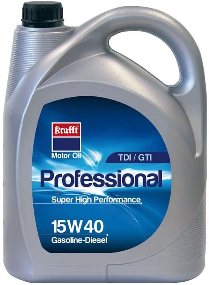 SnelShoppen - Motorolie 15W40 5L voor TDI GTI, Hoogwaardige Engine Oil, Geschikt voor Auto's, Betrouwbare Bescherming en Prestaties