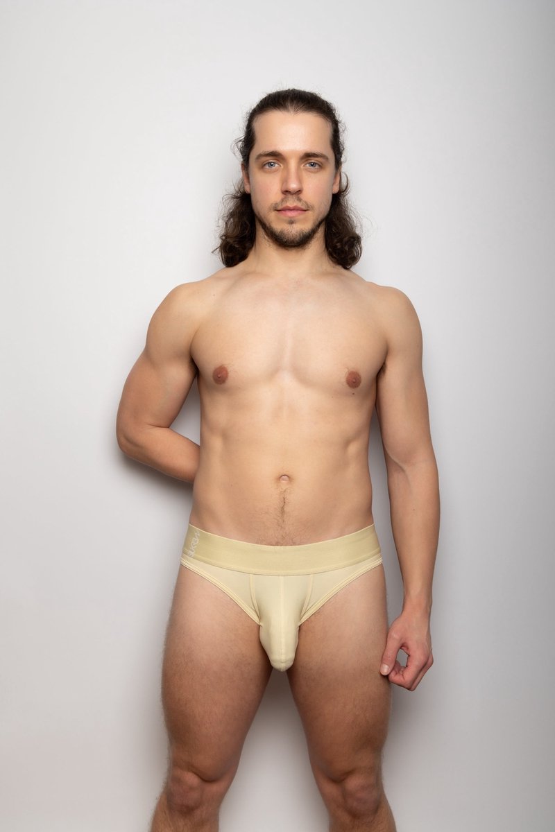 SUKREW Classic Brief Cappuccino - MAAT XS - Heren Ondergoed - Slip voor Man - Mannen Brief