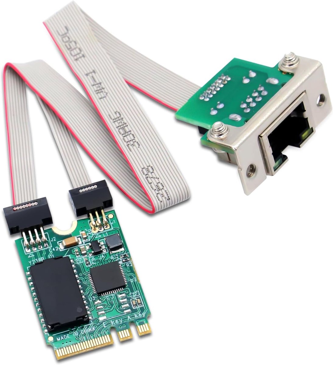 SnelShoppen - M.2 2.5G Gigabit LAN Ethernet Kaart, 2.5Gbit Netwerkadapter met RTL8125B Chipset, Multi-Gigabit PCIExpress Netwerkadapter voor Win/Linux