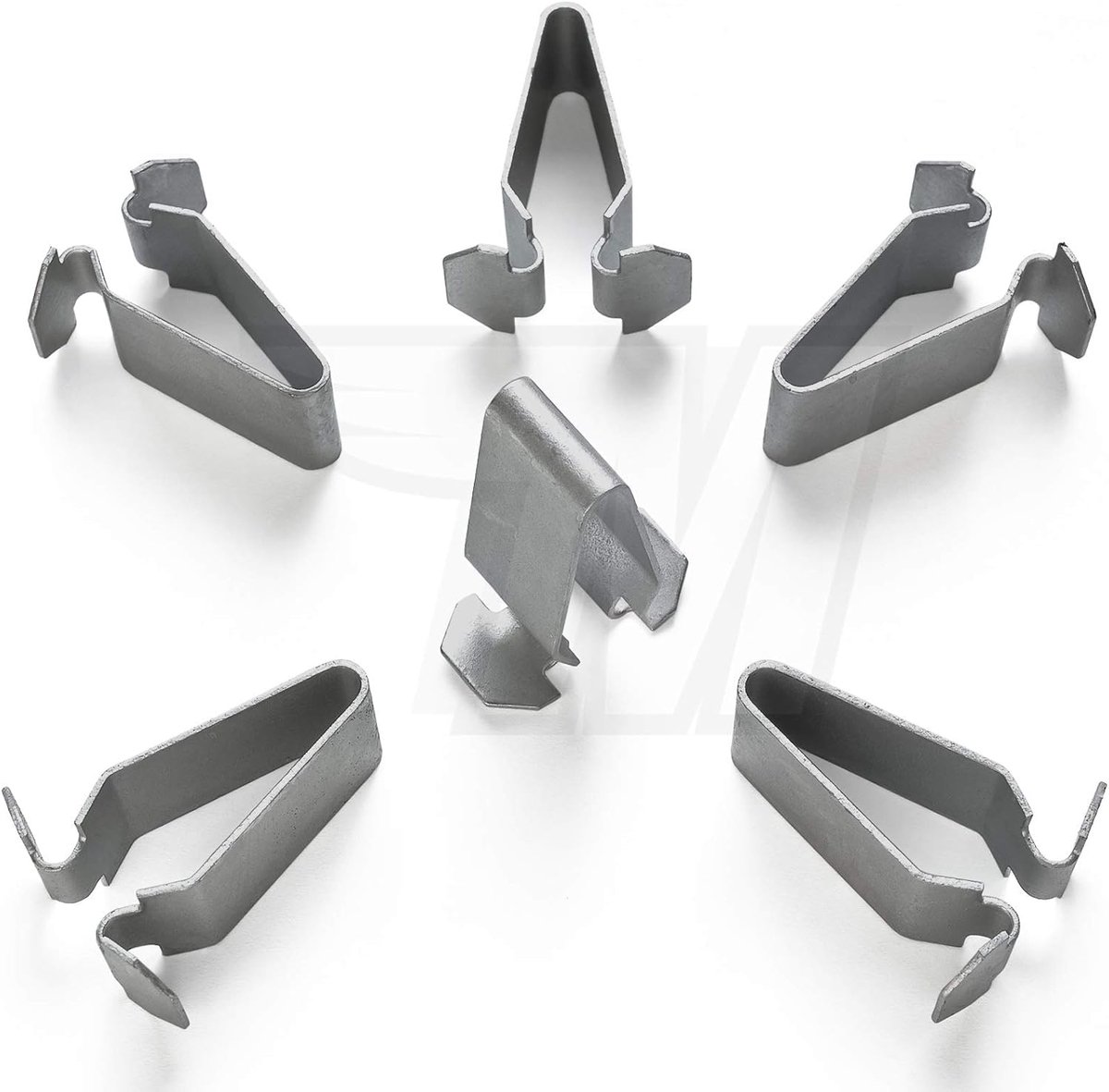 3L -Set van 5 Metalen Bevestigingsclips voor Kofferbak- en Interieurbekleding – Audi A1 A3 A4 A5, Seat Leon Ibiza Altea, Skoda Fabia Octavia Rapid Superb, Volkswagen – OEM 3B9867289