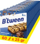 B'tween Melkchocolade - Mueslirepen - Muesli - 60 repen x 25 gram