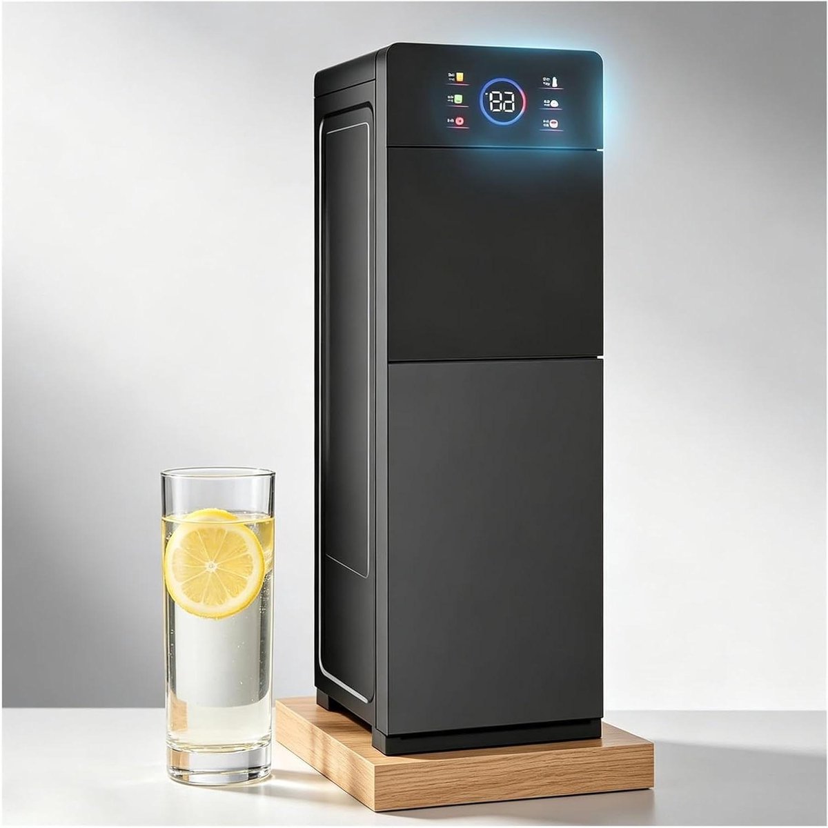 Waterkoeler Onderlader - Dispenser Heet Water - Direct Drankjes Maken - Vijf Temperatuurstanden - Geschikt Voor 5 Gallon - Zwart